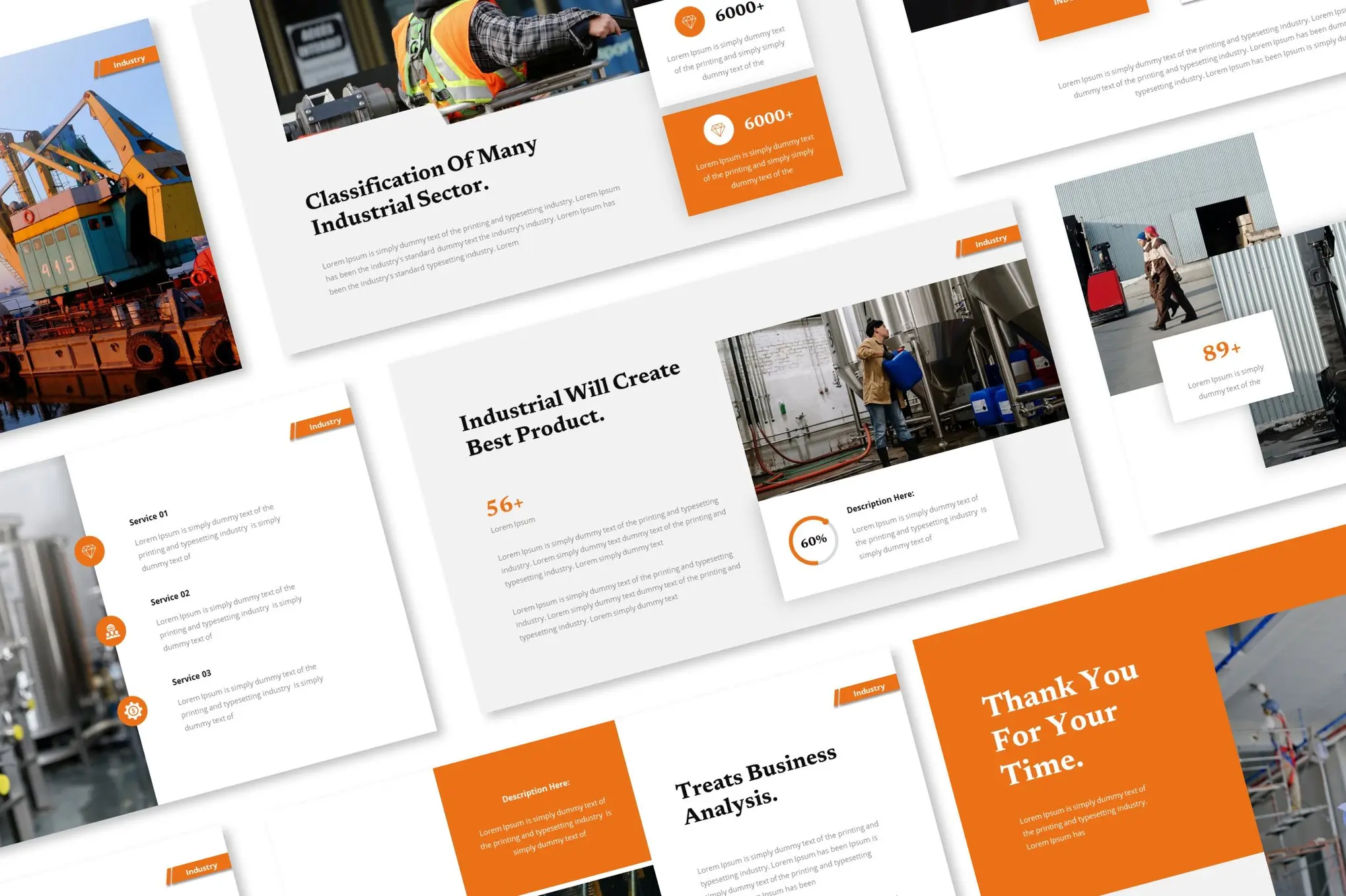 Heavy Industry Powerpoint Presentation Template